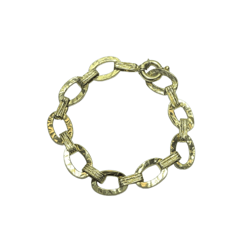 Bracelet Bracelet à grosse maille en or jaune 18 carats 5,71 g 58 Facettes 250244