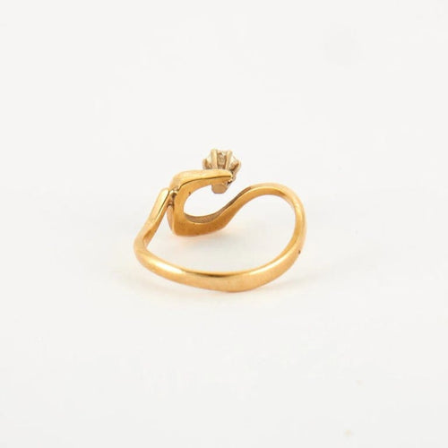 Bague 52 Bague en Or jaune & diamants 58 Facettes