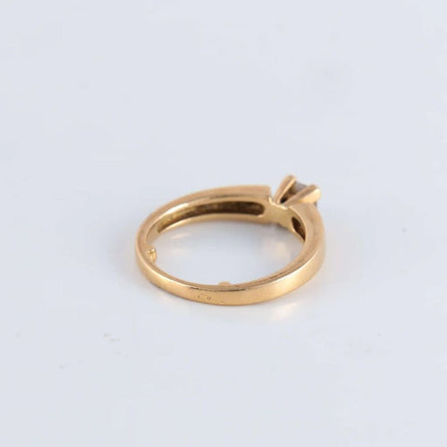 Bague 47 Bague Solitaire Diamant princesse 58 Facettes FM89