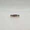 Bague 54.5 Alliance or blanc 18 carats sertie d’un diamant naturel 58 Facettes