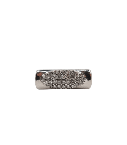 Bague 52.5 Bague or blanc diamants 58 Facettes