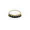 Bague 59 Bague demi-tour en or jaune 18 carats et saphirs 58 Facettes 33773
