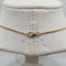 Collier Collier or rose serti de saphirs et d'un diamant 58 Facettes
