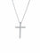 Pendentif Pendentif croix pavé de diamants en or blanc 750 58 Facettes 452 50033