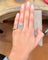 Bague 54 Bague Pompadour en platine et diamants 58 Facettes