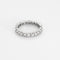 Bague 52 Alliance américaine en or blanc et diamants 58 Facettes CAN1600X2