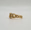 Bague 54.5 Bague or jaune 18 carats sertie de diamants 58 Facettes