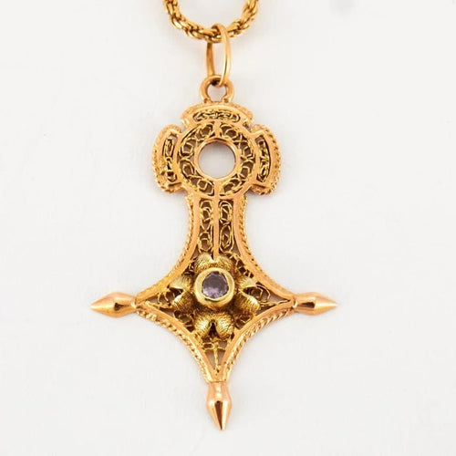 Collier Collier en Or jaune 58 Facettes