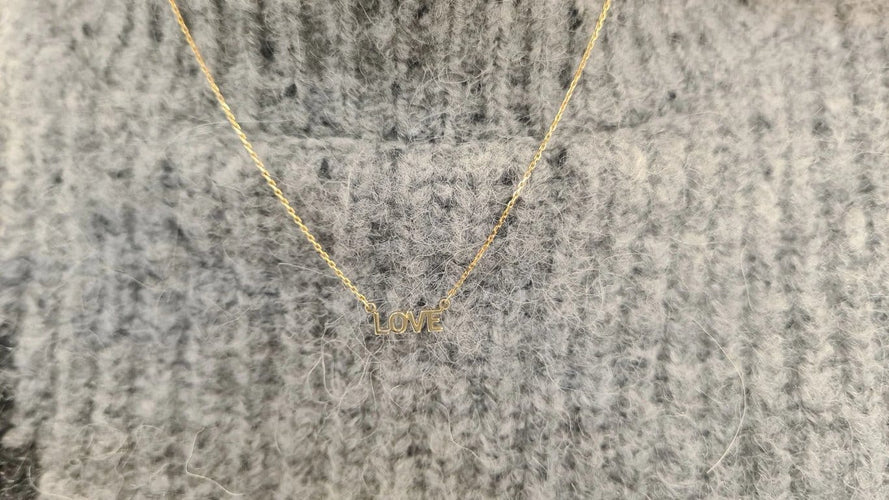 Collier Collier Love en Or jaune 58 Facettes