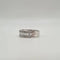 Bague 56.5 Bague or blanc diamants baguettes et ronds 58 Facettes