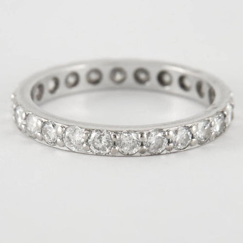 Bague 48 Bague en Or Blanc & diamants 58 Facettes