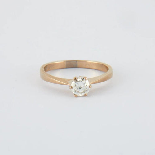 Bague 59 Bague solitaire Diamant 0.58ct 58 Facettes