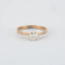 Bague 59 Bague solitaire Diamant 0.58ct 58 Facettes