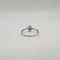Bague 53 Bague fleur or blanc sertie de diamants 58 Facettes