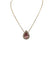 Collier Collier or jaune serti d'une tourmaline et de diamants 58 Facettes