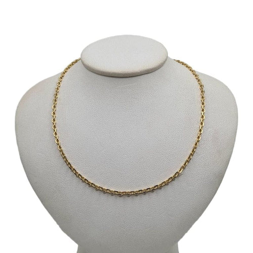 Collier Chaine ou jaune 18 carats 58 Facettes