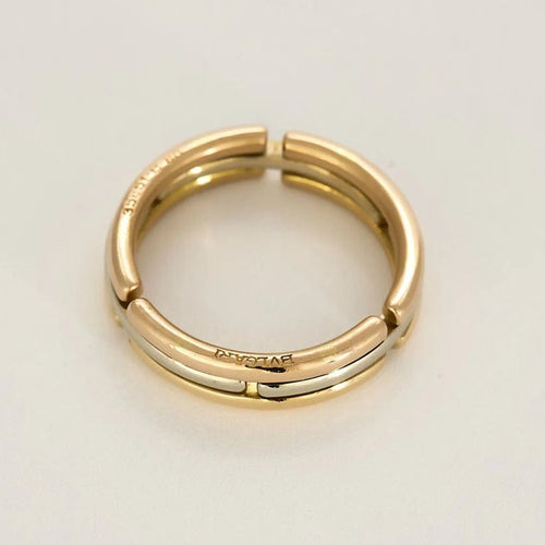 Bague 62 BULGARI - Bague trois ors articulées 58 Facettes VILLEF0057