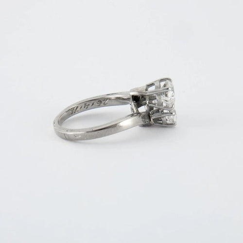 Bague 50 Bague en or blanc & diamants 58 Facettes