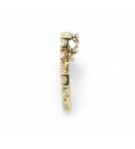 Collier Croix Or jaune & Diamants - 1,80 carats 58 Facettes 230005SP