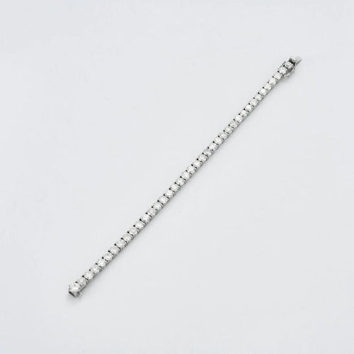 Bracelet Bracelet tennis en or blanc 18 carats et diamants 11,70 ct 58 Facettes