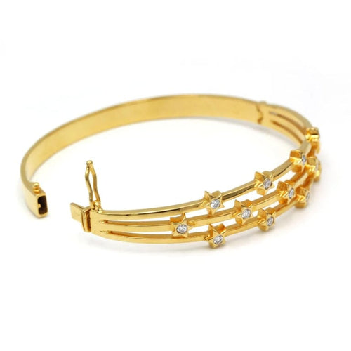 Bracelet Bracelet rigide - Or & Diamants 58 Facettes 250127R