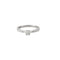 Bague 54 Bague Solitaire diamant épaulé 58 Facettes