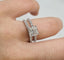Bague 52 Bague or blanc et diamants 58 Facettes