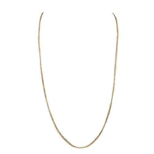 Collier Collier chaîne fine en or jaune 18 carats 52 cm 4,05 g 58 Facettes 250098