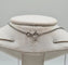 Collier Collier or blanc serti d'un diamants 58 Facettes