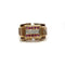 Bague 52 Bague Tank - Or rose, Diamants & Rubis 58 Facettes 250322R