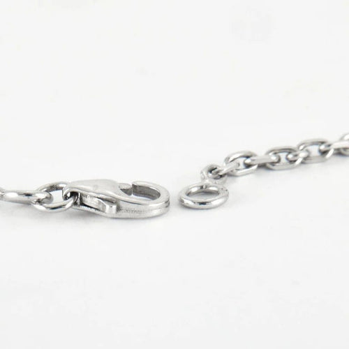 Collier Collier en Or Blanc & diamants 58 Facettes