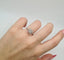 Bague 53 Bague or blanc sertie de diamants baguettes 58 Facettes