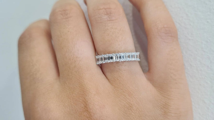 Bague 51 Bague en Or blanc & diamants 58 Facettes