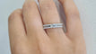 Bague 51 Bague en Or blanc & diamants 58 Facettes