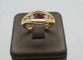 Bague 50 Bague en Or jaune, rubis, diamants 58 Facettes