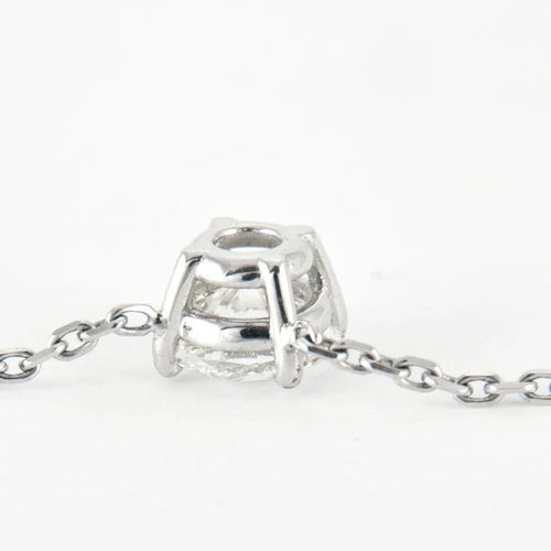 Collier Collier en Or Blanc & diamants 58 Facettes