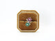 Bague 53 Bague fleurs or blanc rubis émeraudes 58 Facettes 5196