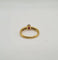 Bague 55.5 Bague or jaune sertie d’un rubis et diamants 58 Facettes