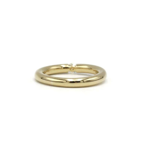 Bague 54 Solitaire - Or jaune & diamant 0,15 carat 58 Facettes 250381R