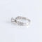 Bague 54 Bague Solitaire Fleurs diamants 58 Facettes FM91