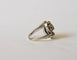 Bague 47 Bague volute sertie de diamants en or blanc 18k 58 Facettes