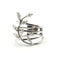 Bague 55 Bague or blanc sertie de diamants naturels 58 Facettes