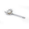 Broche Broche fleur- Or, platine, perle et diamants 58 Facettes 200068R