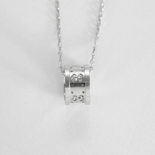 Collier Gucci Icon - Collier en or blanc 18K 58 Facettes 58FC119