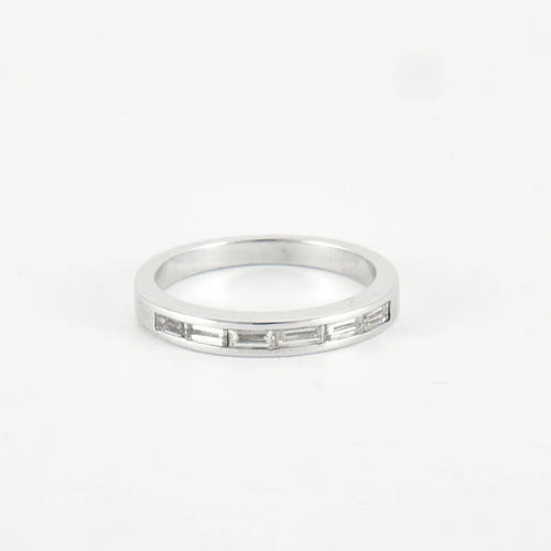 Bague 53 Bague en Or Blanc & diamants 58 Facettes