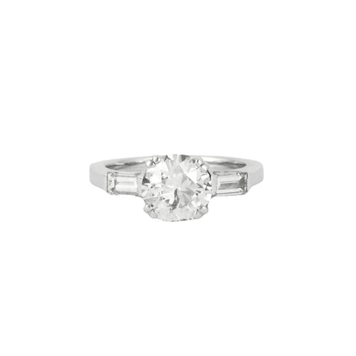 Bague 54 Bague Solitaire diamant 2.19ct 58 Facettes