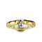 Bague 53 Spannring - Bague vintage en platine 950 avec manteau en or 750 et diamant 58 Facettes 2090