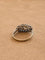 Bague 53.5 Bague jarretière Art déco en platine et or blanc 18 carats et diamants 58 Facettes