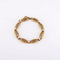 Bracelet Longueur : 17.7 cm / Jaune / Or 750 Bracelet Fin XIXème Or perles et diamants 58 Facettes 190157R
