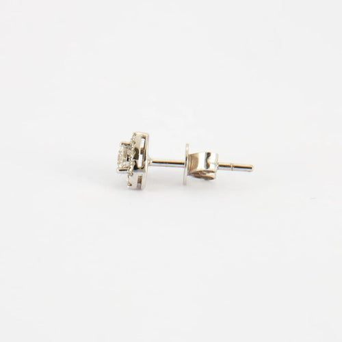 Boucles d'oreilles Boucles d'oreilles cœurs en Or blanc diamants 58 Facettes